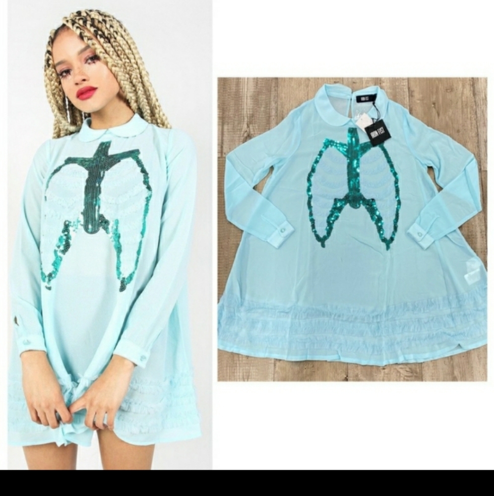 Iron Fist Dead Mermaid Walking Dress - Picture 4 of 5